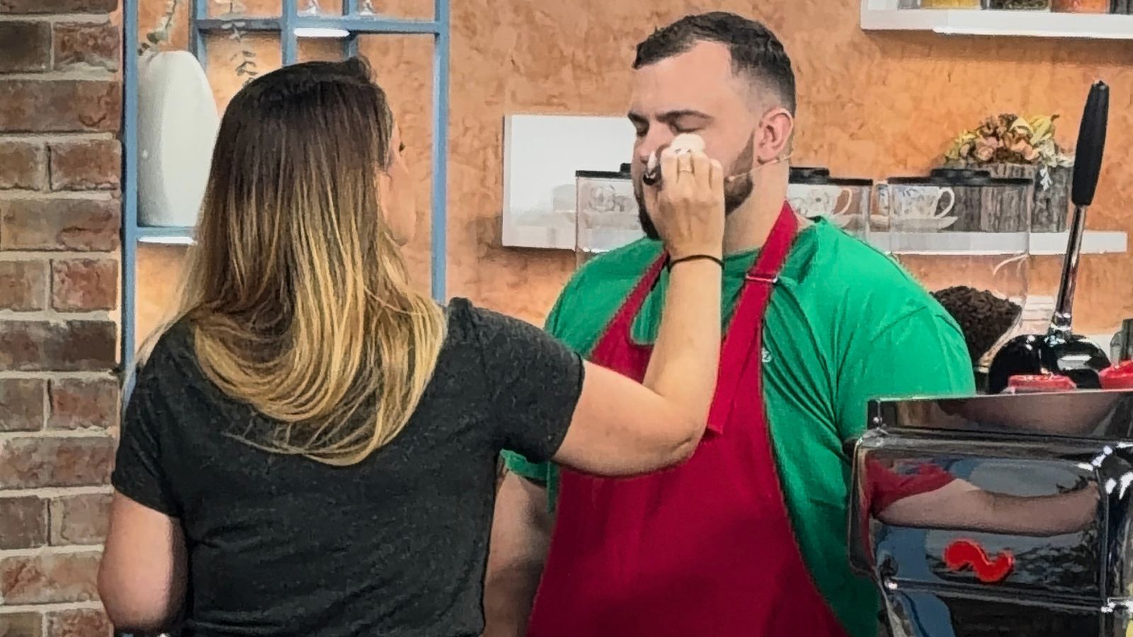 příprava na natáčení